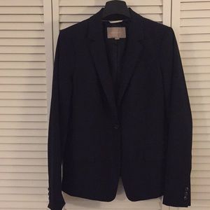 Classic navy suit jacket